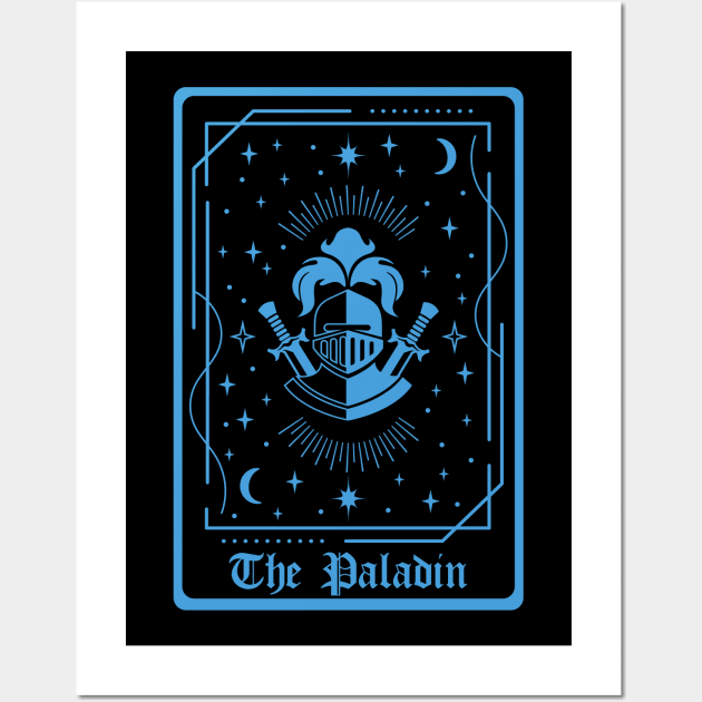 D&D Paladin Tarot Card Wall Art by Sunburst